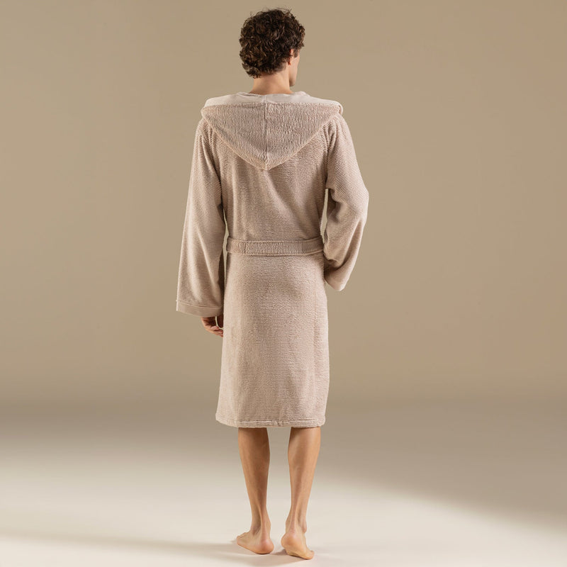 Chakra Lydia Unisex Bathrobe Light Somon
