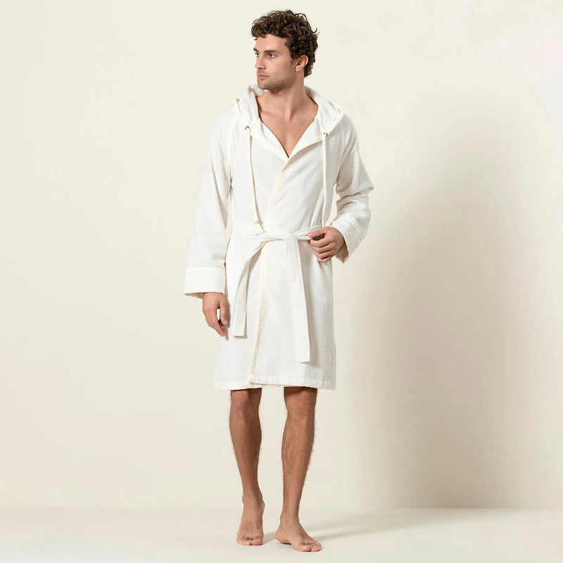 Chakra Ferme Unisex Bathrobe Ecru
