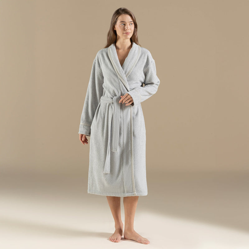 Chakra Vissana Unisex Bathrobe Natural