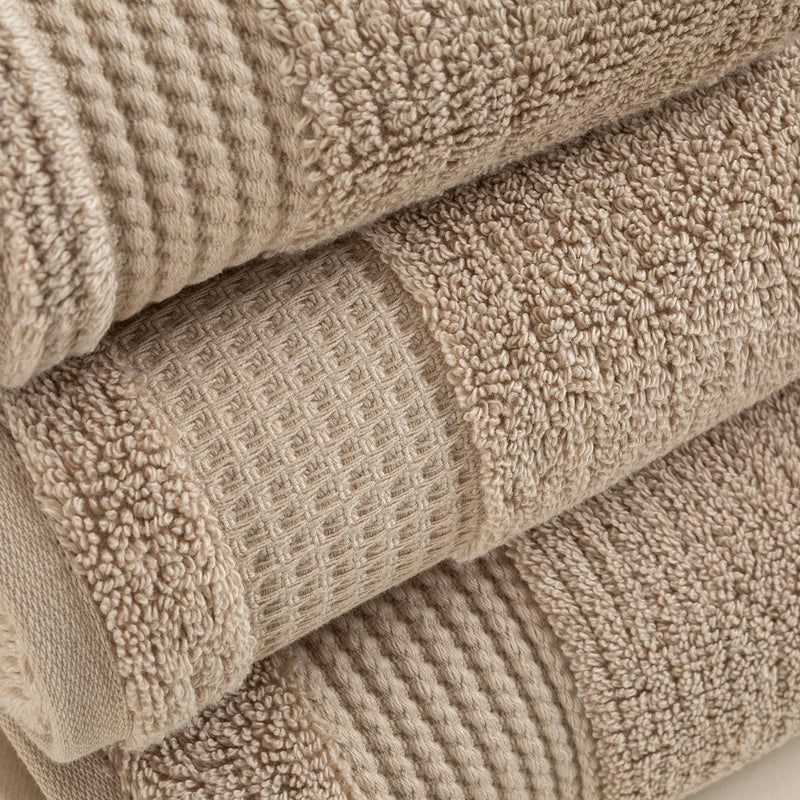 Chakra Eva Cotton Towel 85X150 Cm Dark Beige
