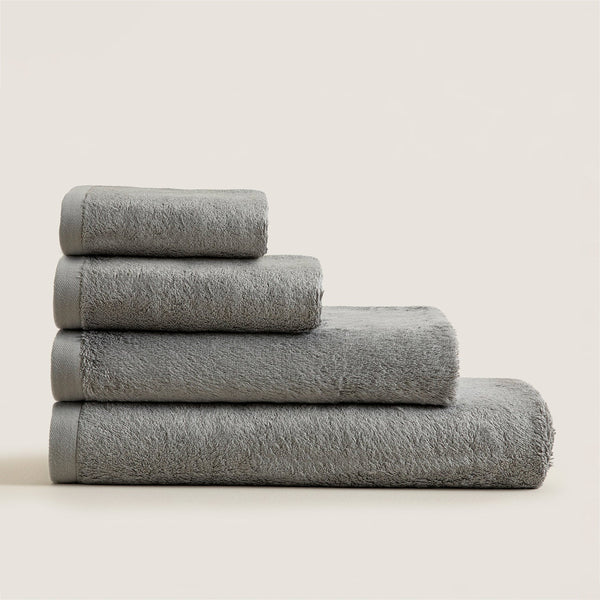 Chakra Solid Towel 33X33 Cm Light Grey