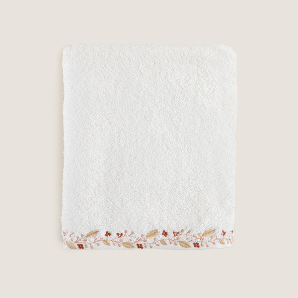 Chakra Bloom Face Towel 50X90 Cm White