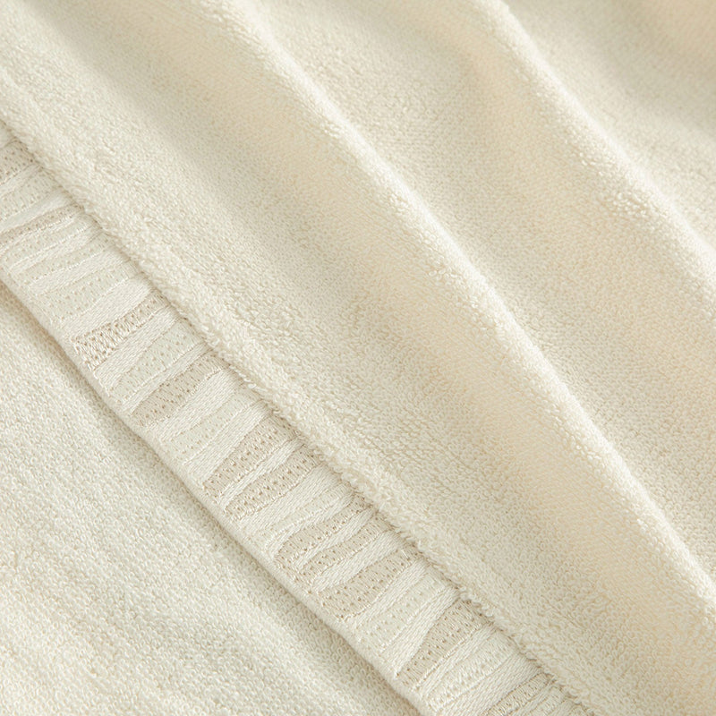 Chakra Perla Unisex Bathrobe Ecru
