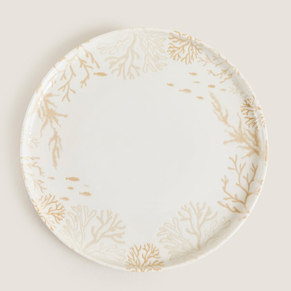 Chakra Mely Serving Plate 26 Cm Transparent