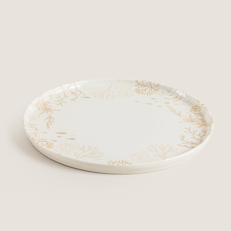 Chakra Mely Serving Plate 26 Cm Transparent