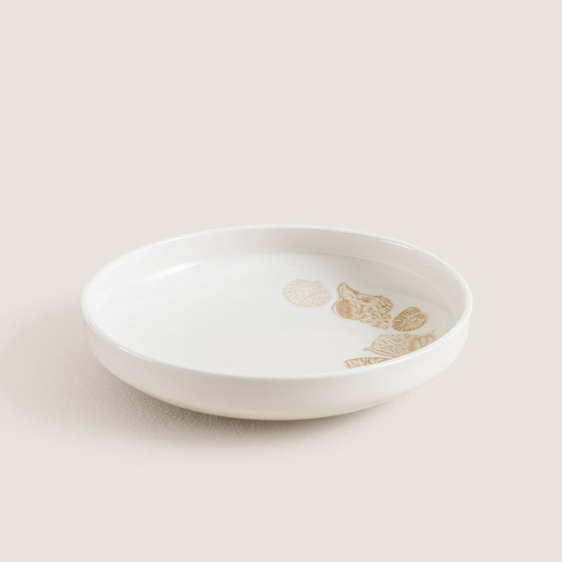 Chakra Mely Deep Plate 18 Cm Transparent
