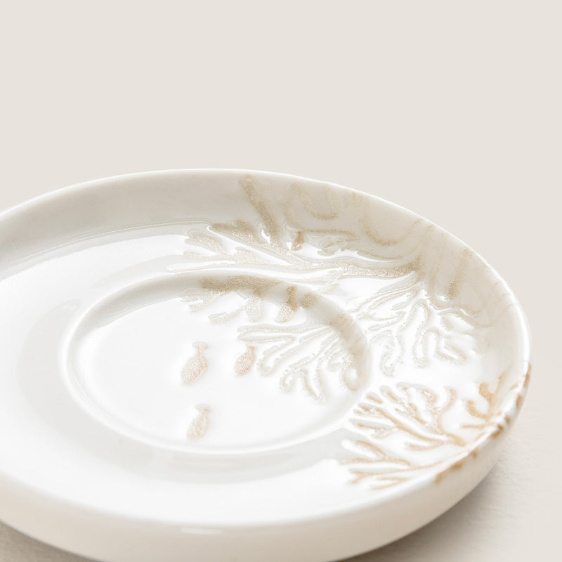 Chakra Mely Fishes Tea Plate Transparent