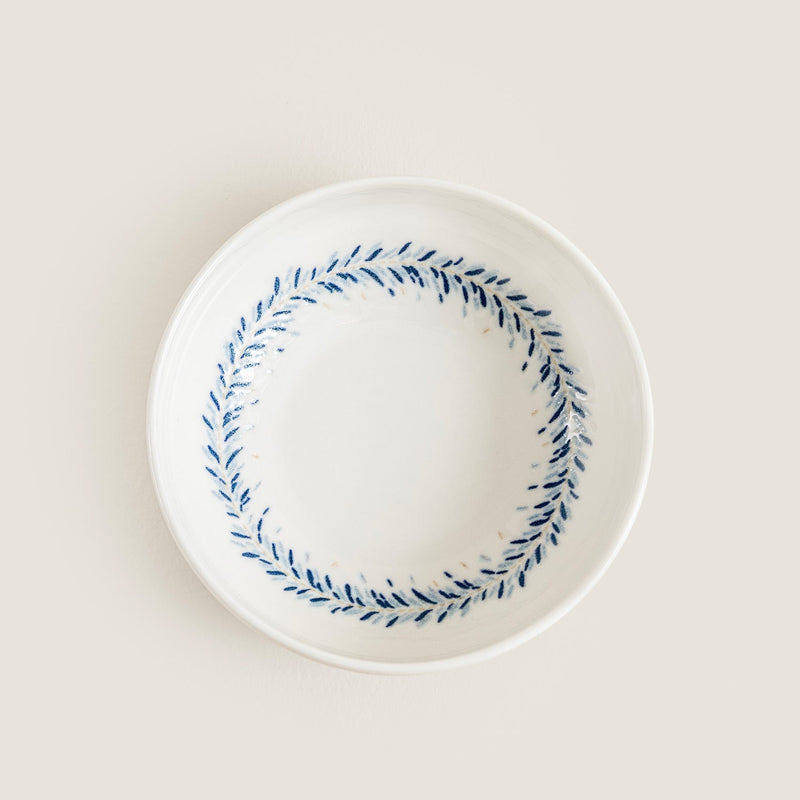 Chakra Pelion Bowl 13 Cm Blue - White
