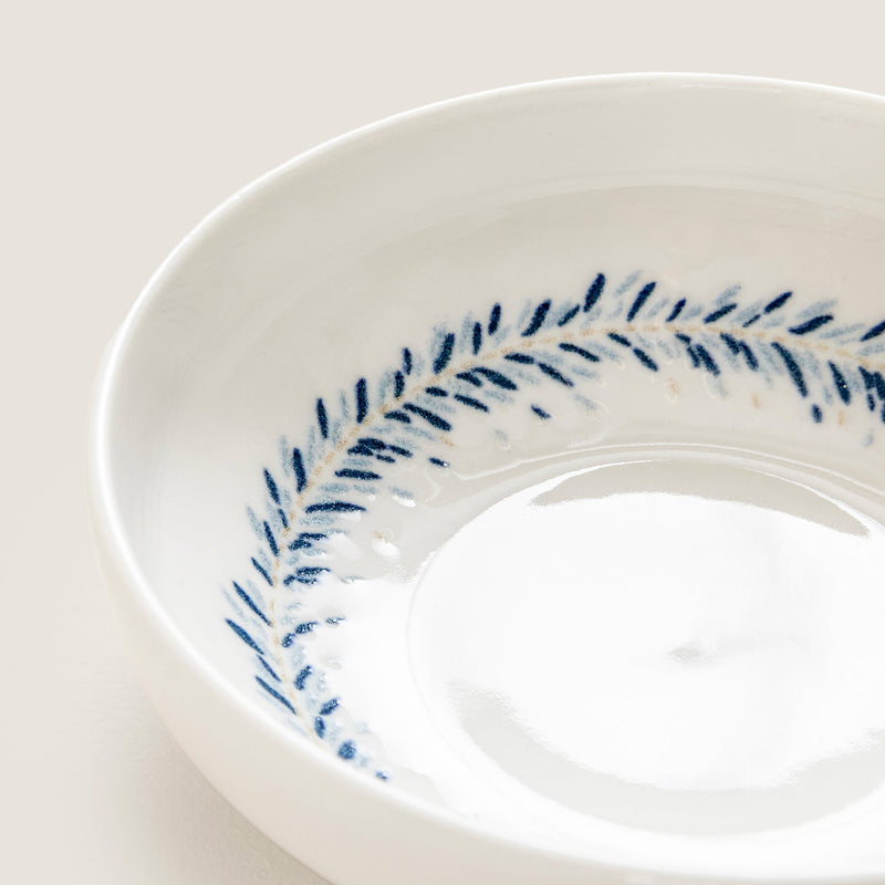 Chakra Pelion Bowl 13 Cm Blue - White