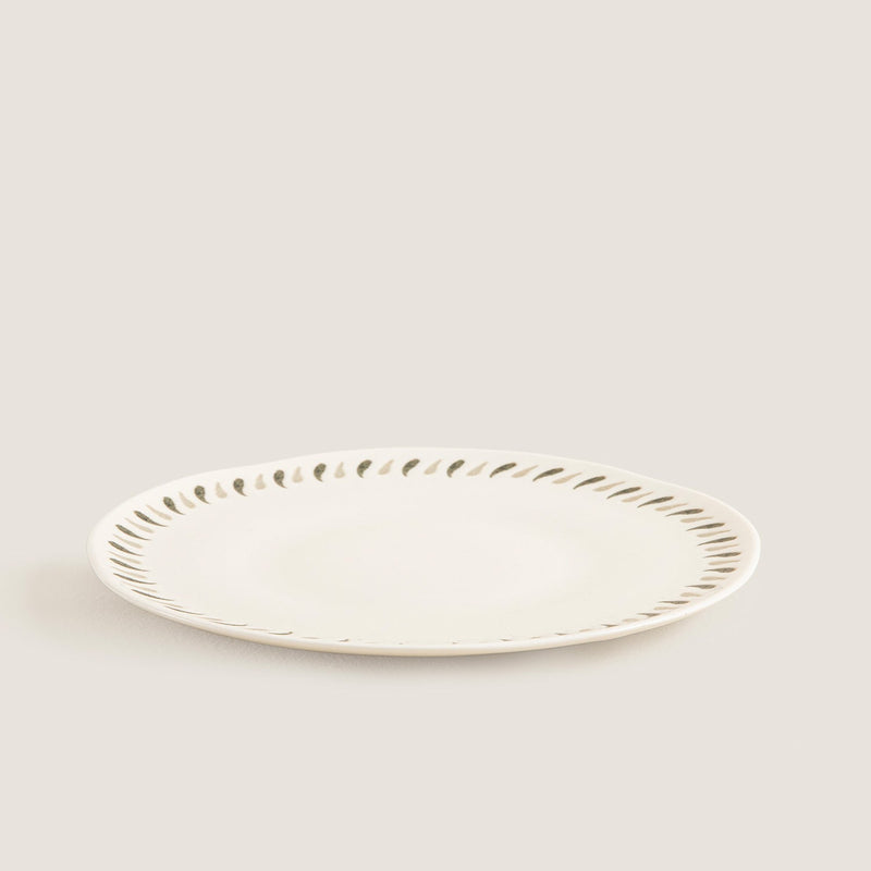 Chakra Oliva Dessert Plate 23 Cm Olive