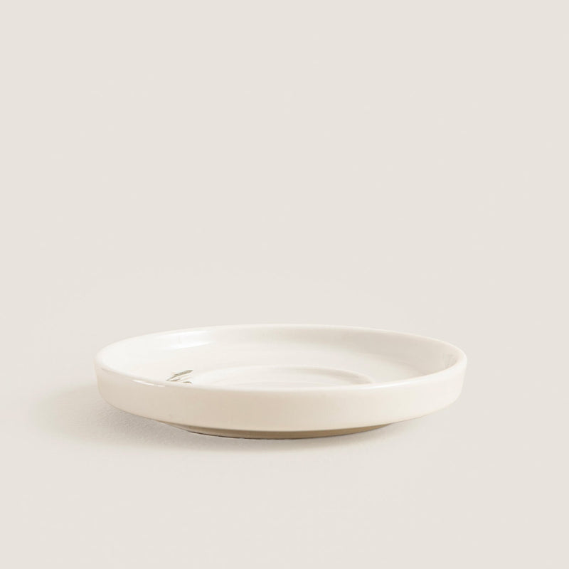 Chakra Oliva Branch Tea Plate Olive