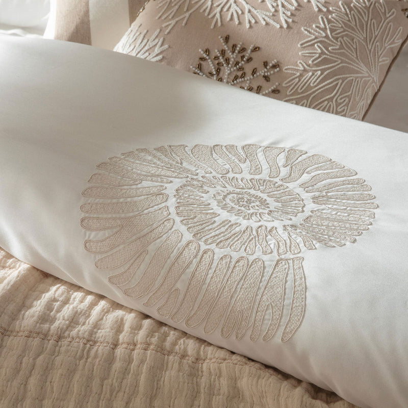 Chakra Nadira Duvet Cover Set Kng Ecru