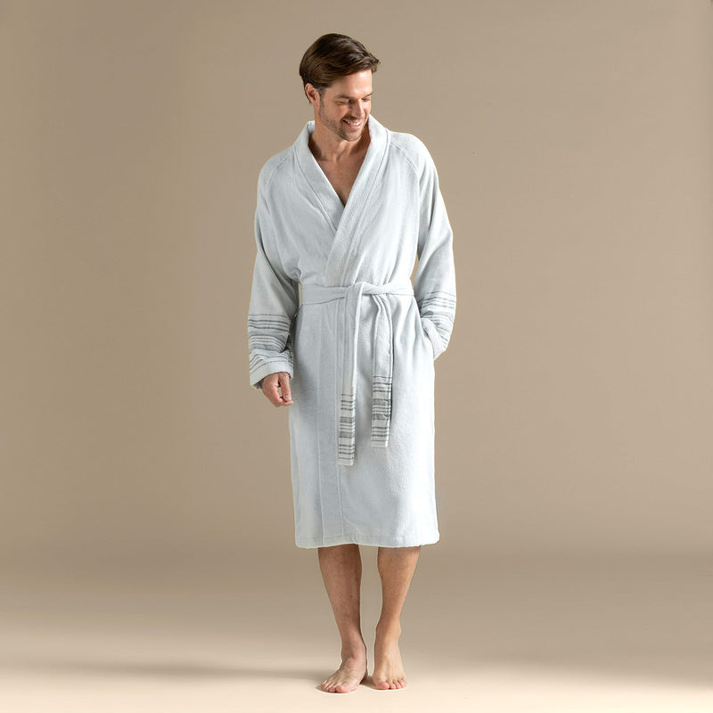 Chakra Derin Bamboo Unisex Bathrobe Blue