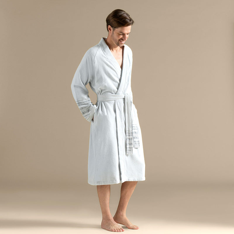 Chakra Derin Bamboo Unisex Bathrobe Blue