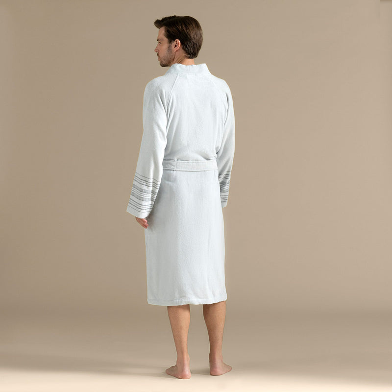 Chakra Derin Bamboo Unisex Bathrobe Blue