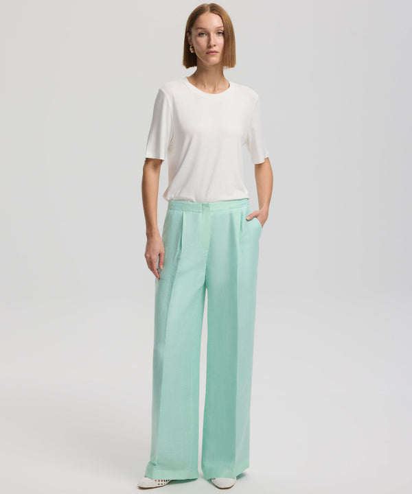 Ipekyol Straight Fit Trousers Mint Green