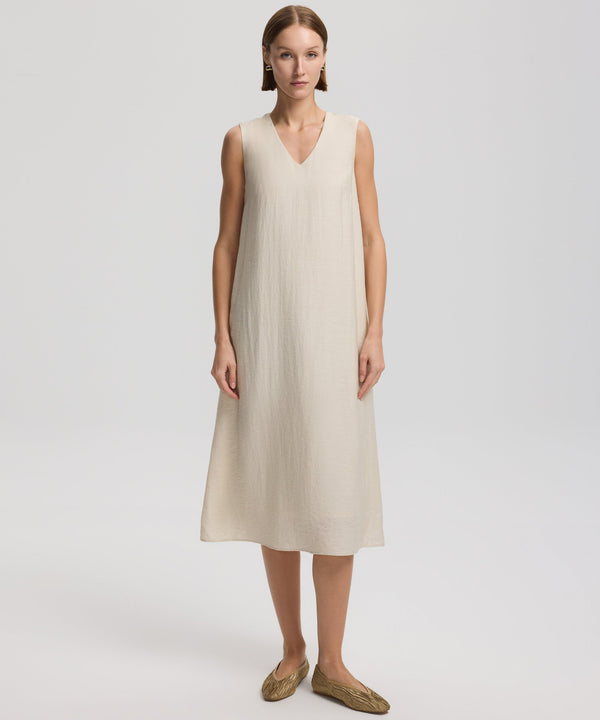 Ipekyol V-Neck Sleeveless Dress Ecru