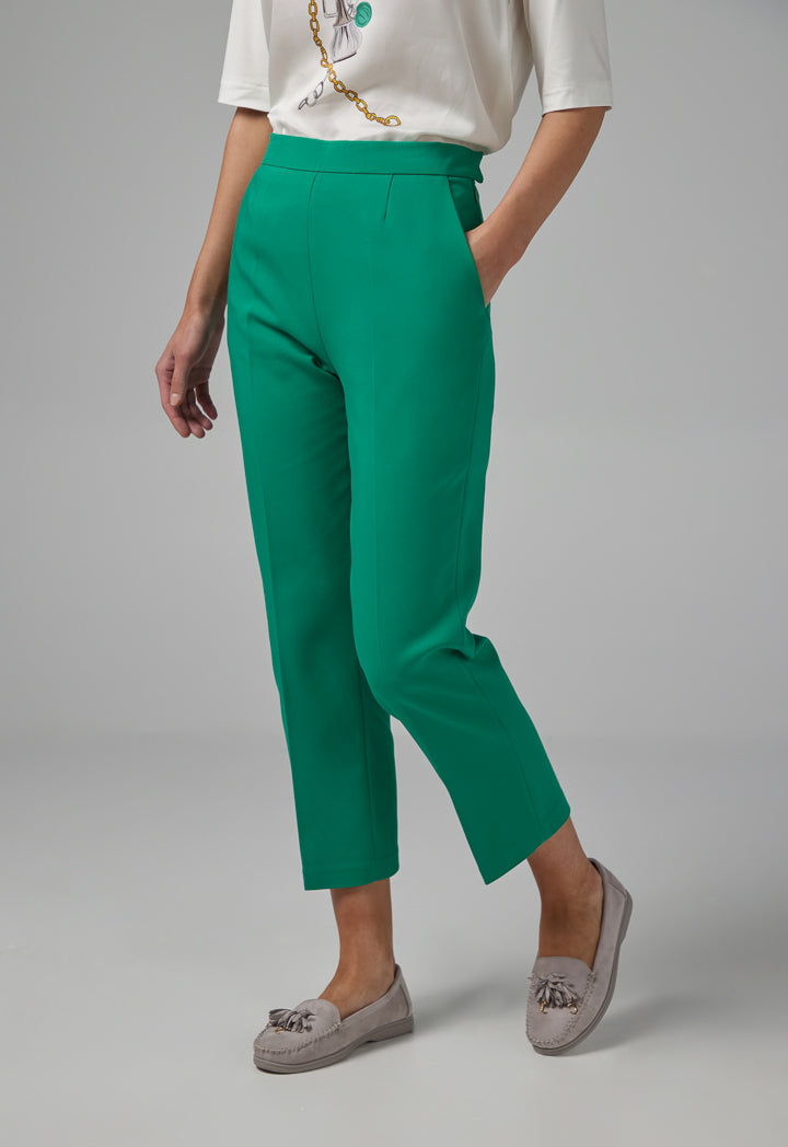 Choice Peg Leg Basic Trousers Green