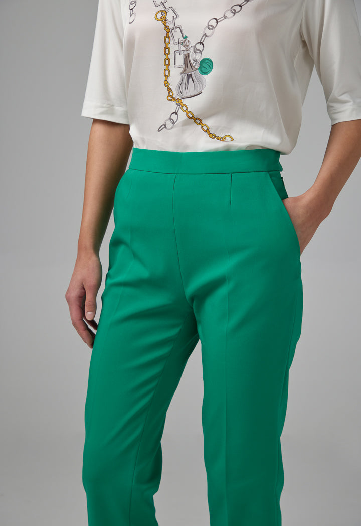 Choice Peg Leg Basic Trousers Green