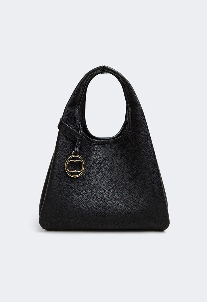 Choice Classic Solid Handbag Black