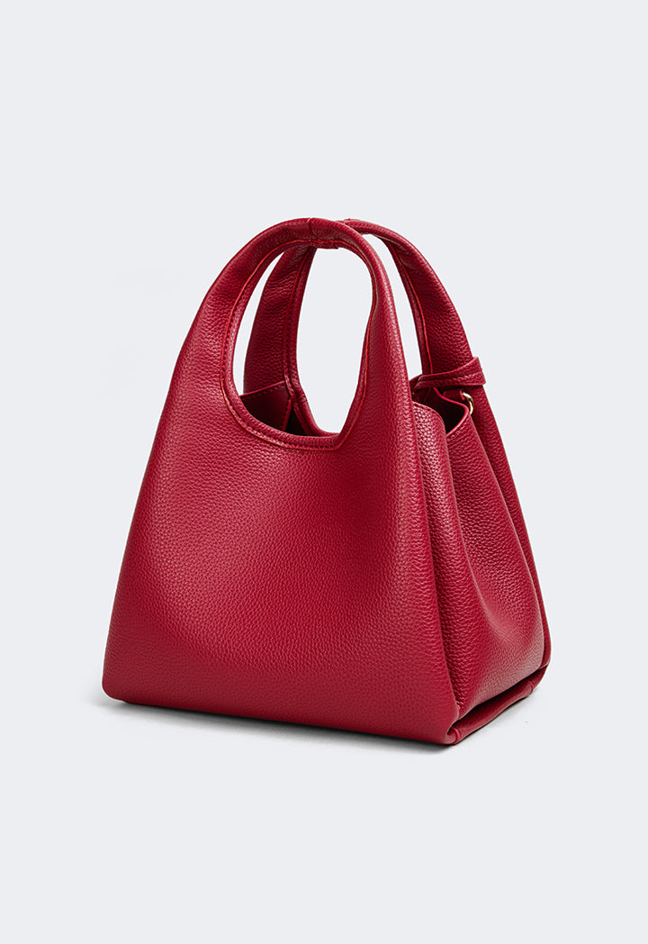 Choice Classic Solid Handbag Burgundy