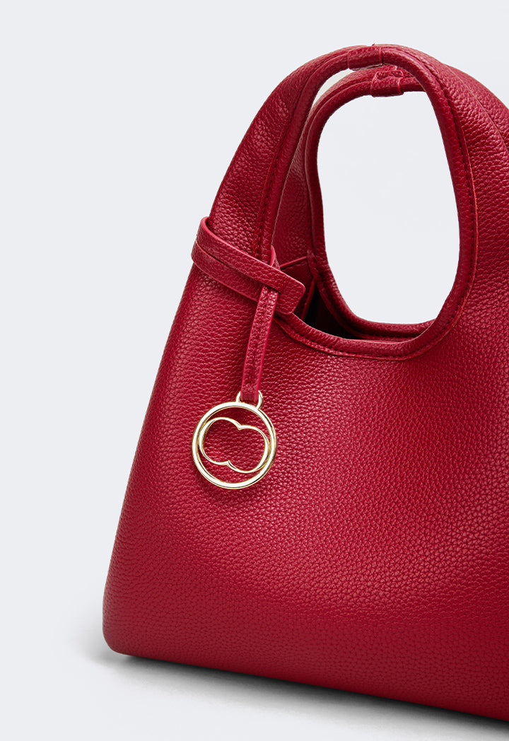 Choice Classic Solid Handbag Burgundy