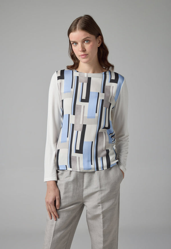 Choice Long Sleeve Printed T-Shirt Multi Color