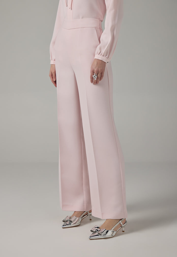 Choice Basic Wide Leg Trousers Pink