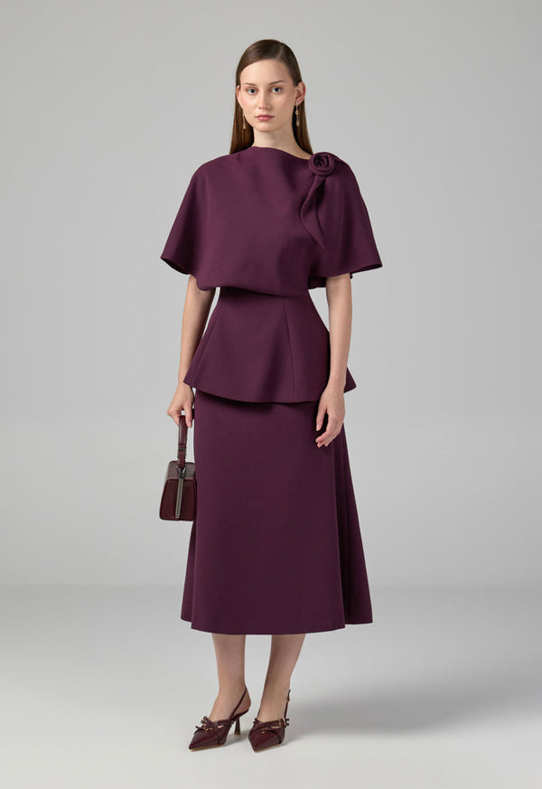 Choice Solid Top With Attached Cape Cherry