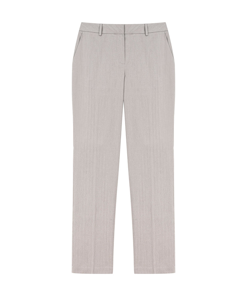 Ipekyol Straight Fit Mid Waist Trousers Mink