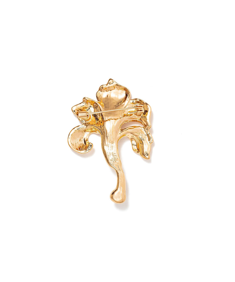 Ipekyol Flower Figure Brooch Gold