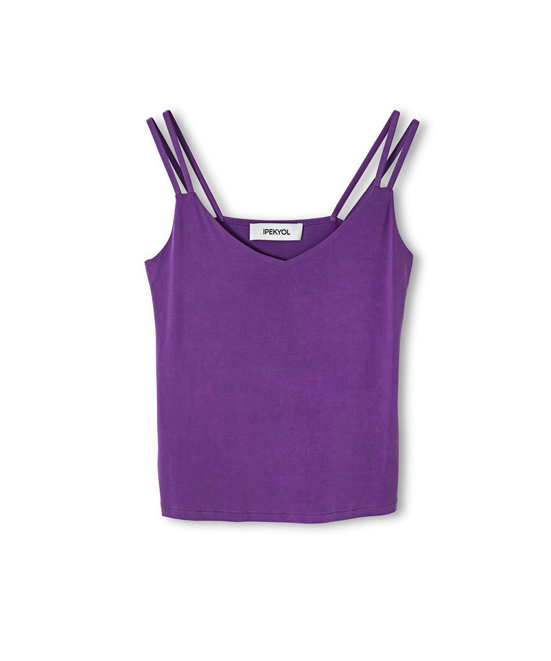 Ipekyol Double Hanger Basic Combed Cotton Purple