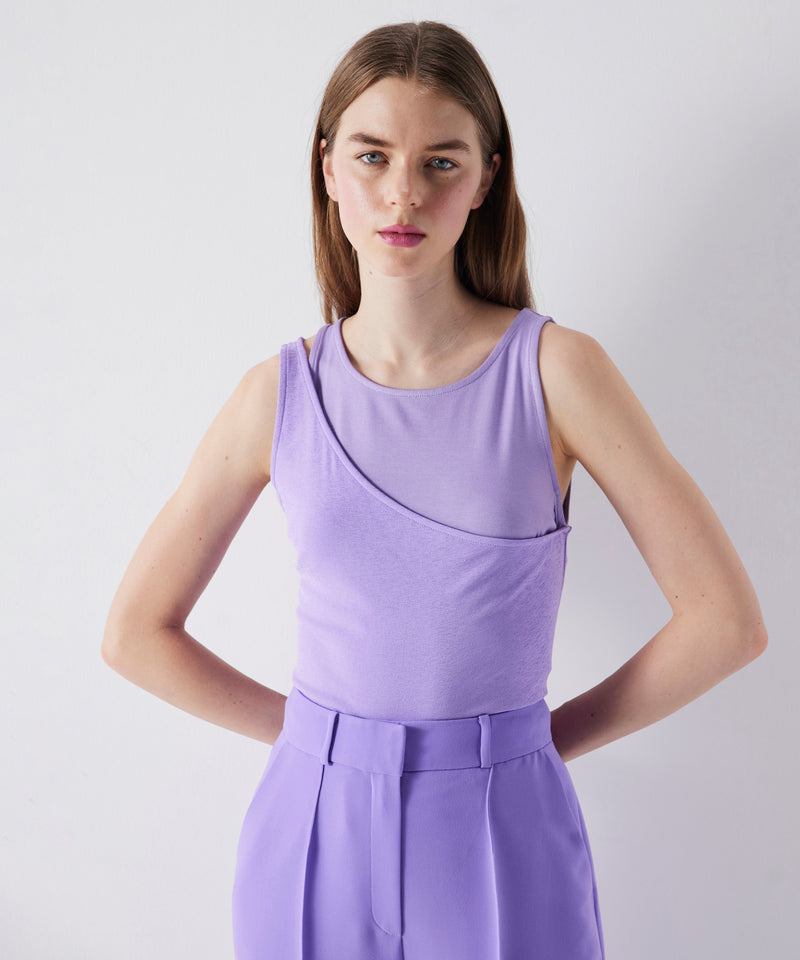 Ipekyol Two-Piece Look Tops Lilac