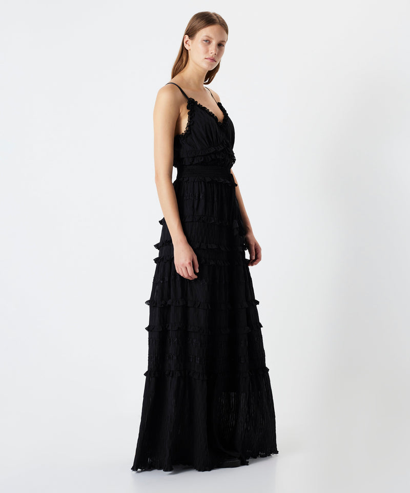 Ipekyol Ruffle Maxi Dress Black