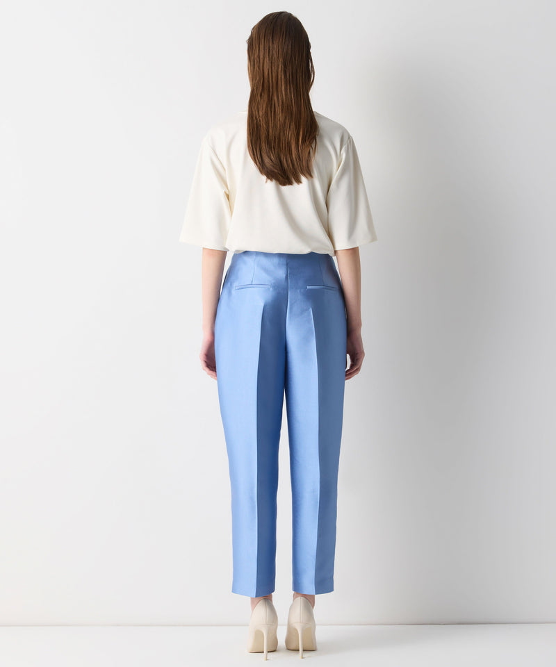 Ipekyol Carrot Fit Solid Trousers Blue