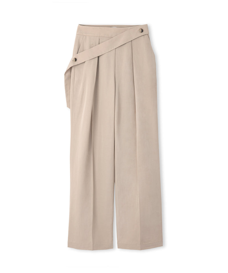 Ipekyol Asymmetric Waist Detailed Trousers Stone