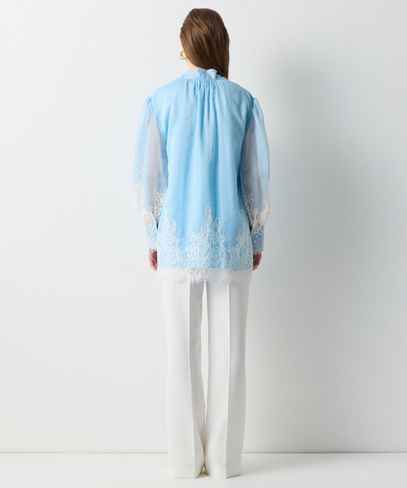 Ipekyol Lace Applique Tunic Blue