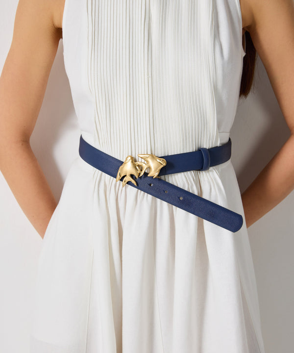 Ipekyol Bird Shaped Belt Navy Blue