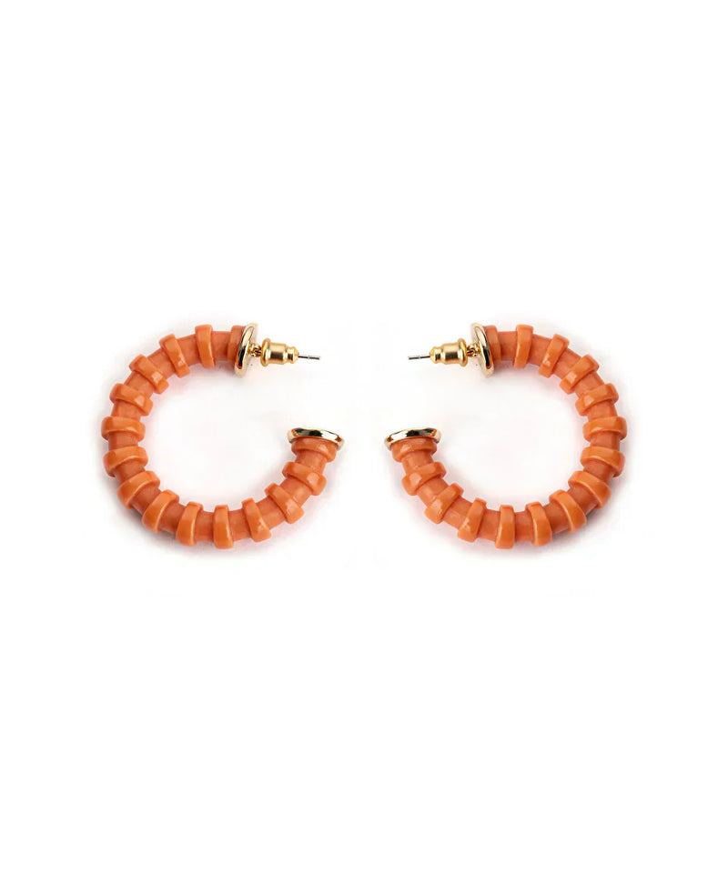 Ipekyol Hoop Earrings Orange