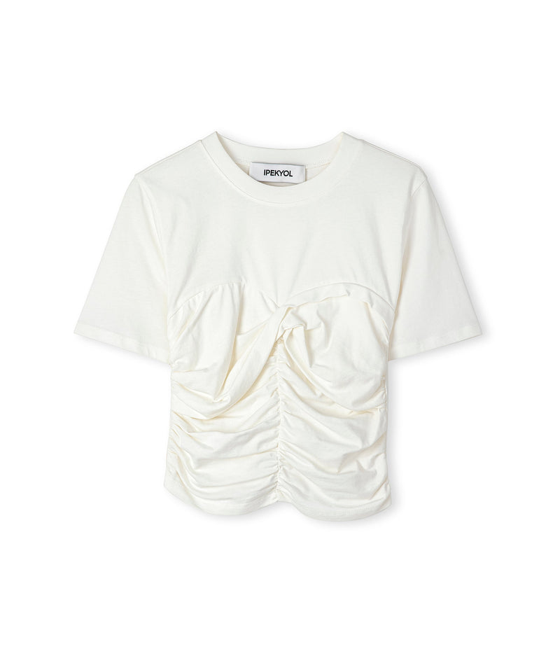 Ipekyol Draped T-Shirt White