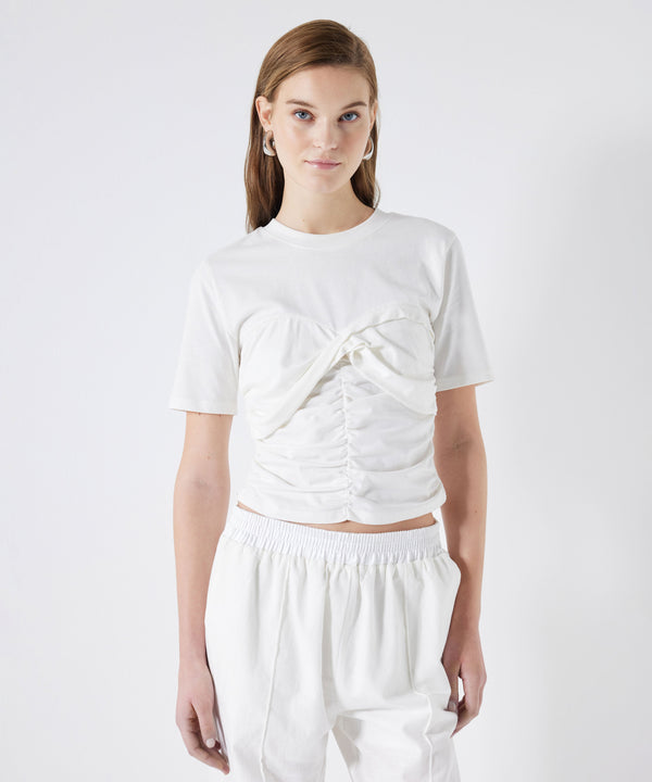 Ipekyol Draped T-Shirt White