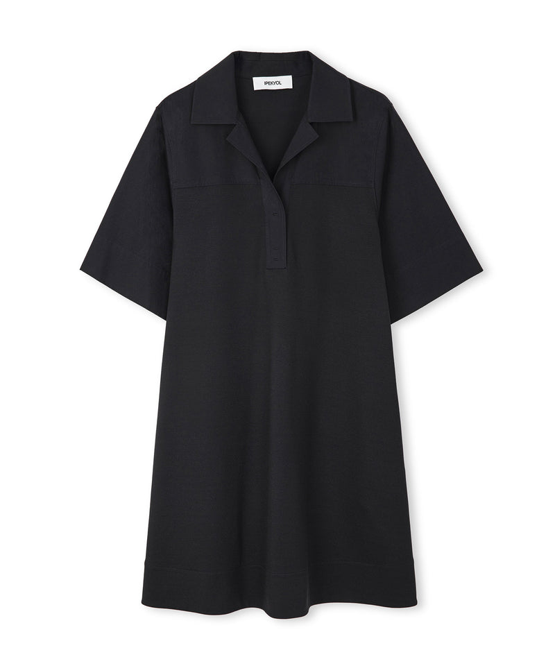 Ipekyol Fabric Mix Dress Black