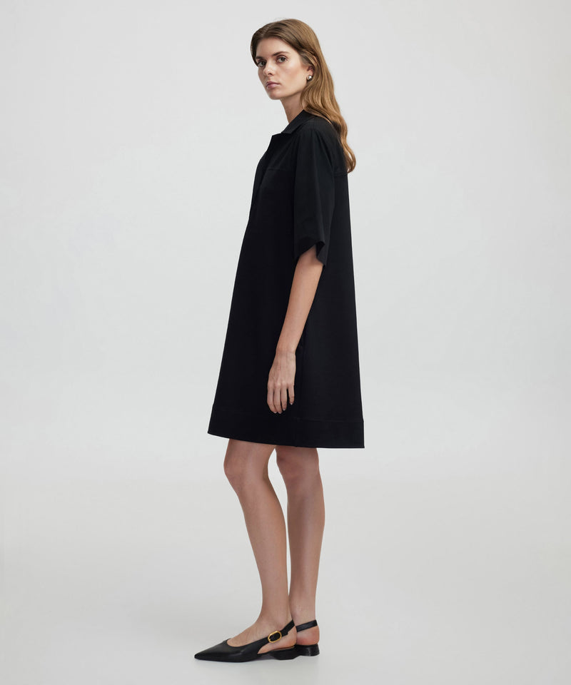 Ipekyol Fabric Mix Dress Black