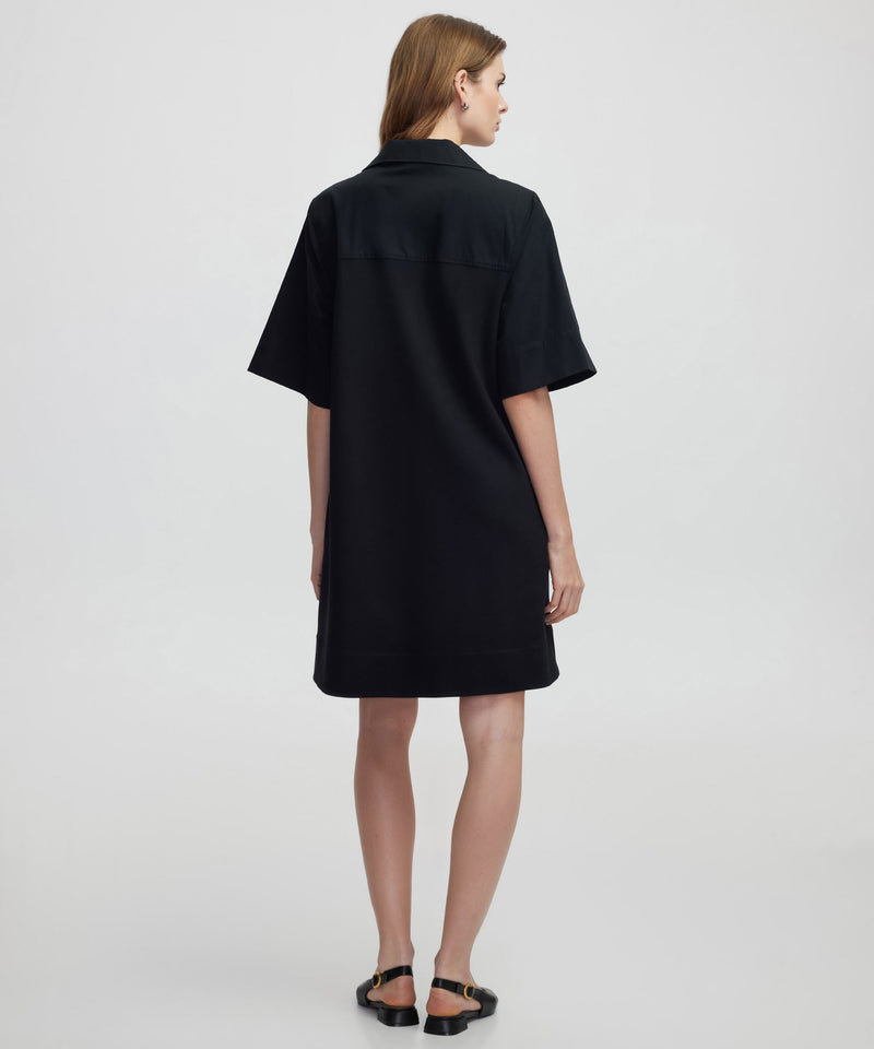 Ipekyol Fabric Mix Dress Black