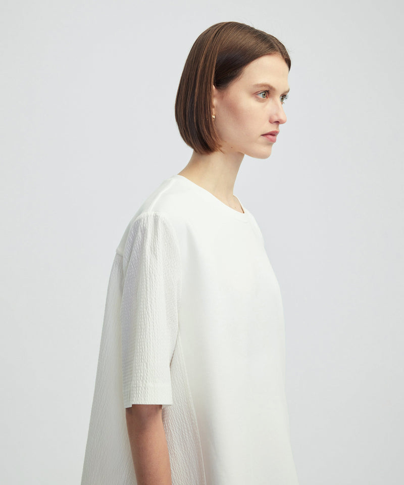 Ipekyol Fabric Mix Dress Ecru