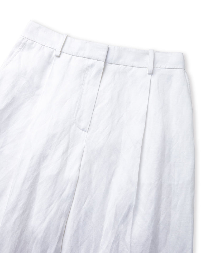Ipekyol Wide Leg Fit Pocketed Trousers White