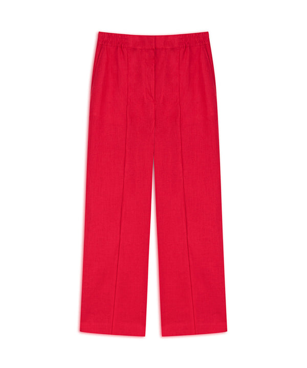 Ipekyol Linen Pants Cherry
