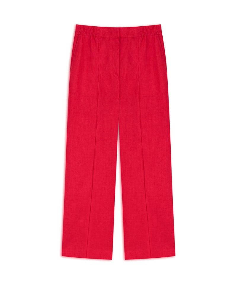 Ipekyol Linen Pants Cherry