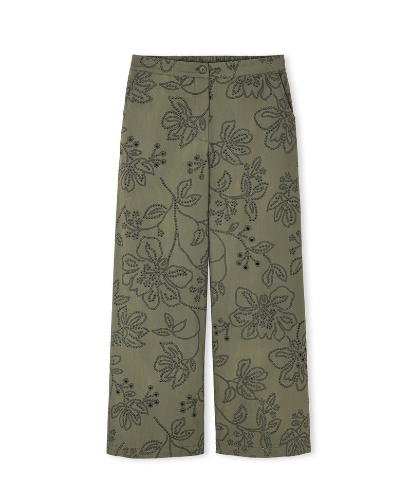 Ipekyol Scallop Trousers Khaki