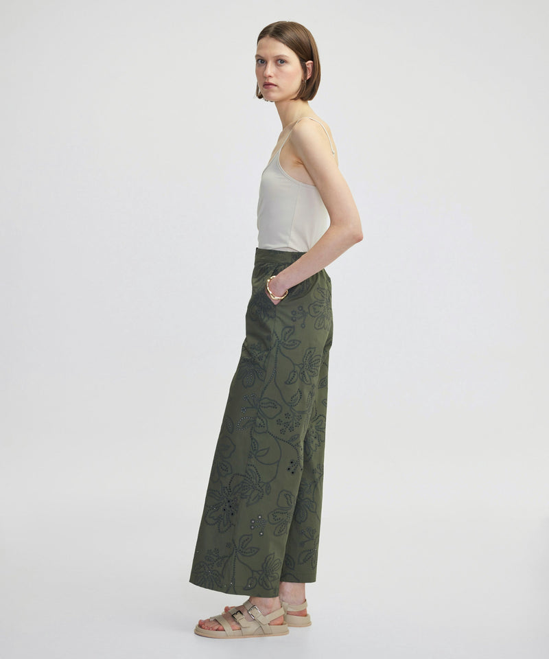 Ipekyol Scallop Trousers Khaki